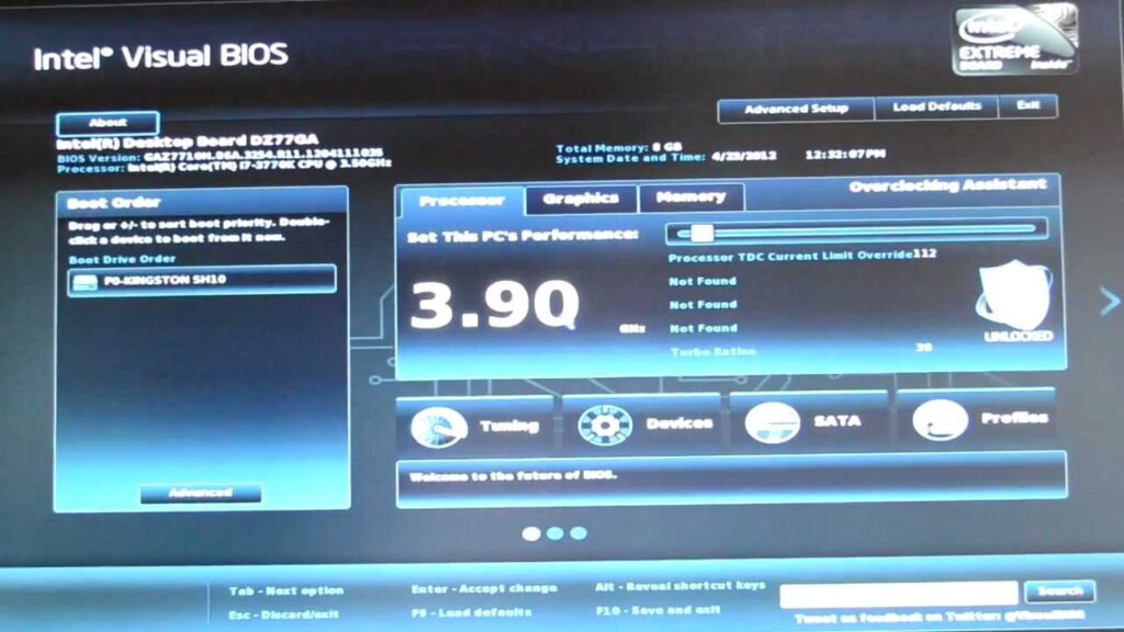 What BIOS Version is Recommended for Intel i7-3770